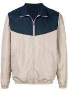 Cerruti 1881 Colour Block Bomber Jacket - Brown