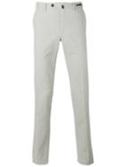 Pt01 - Slim Leg Trousers - Men - Cotton/spandex/elastane - 54, Grey, Cotton/spandex/elastane