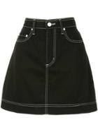 Nobody Denim Piper Denim Mini Skirt - Black