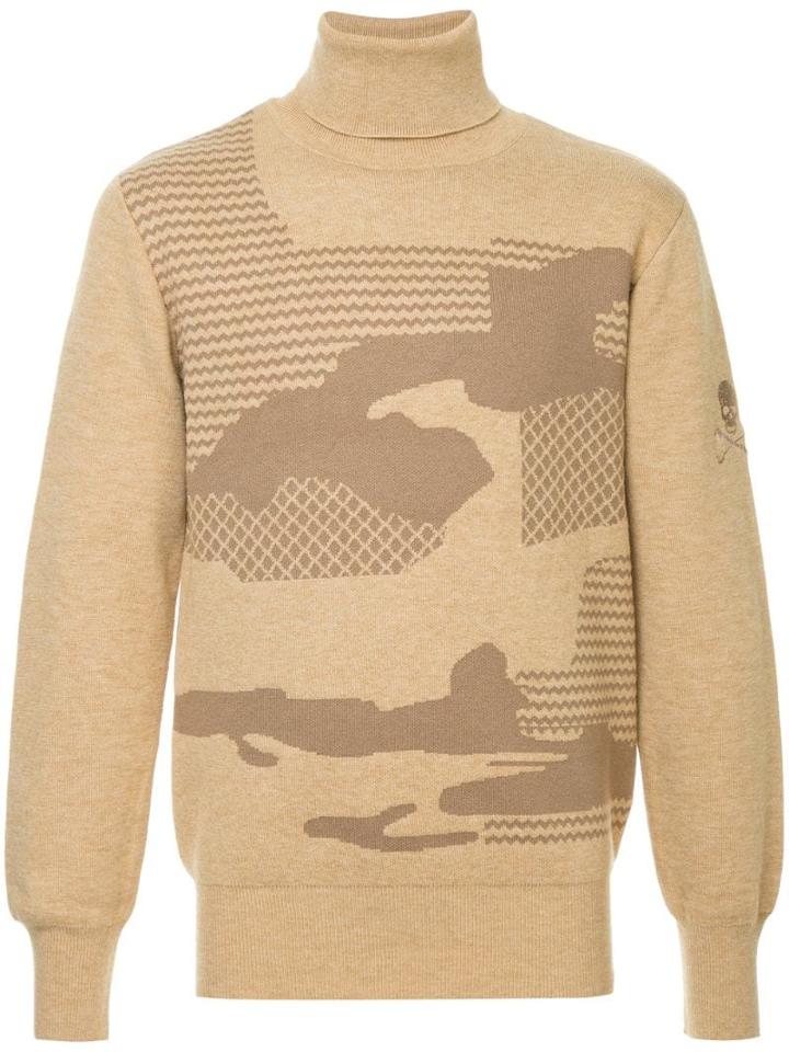 Loveless Camouflage Pattern Jumper - Brown