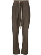 Rick Owens Relaxed Textured Trousers - Brown