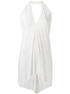 Rick Owens Lilies - Halterneck Tank - Women - Cotton/polyamide/viscose - 42, White, Cotton/polyamide/viscose