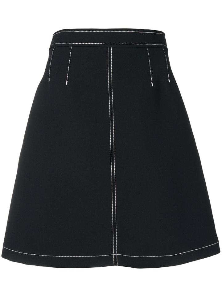Red Valentino High Rise A-line Skirt - Blue