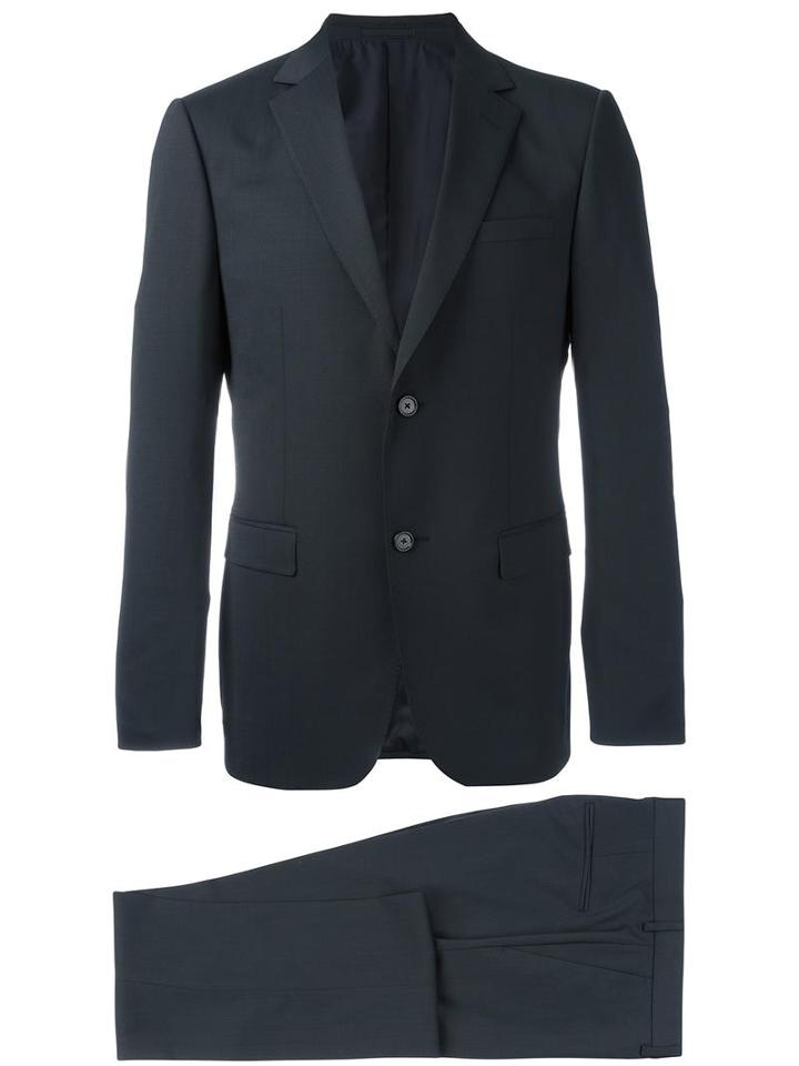 Z Zegna Two Piece Suit, Men's, Size: 52, Grey, Wool/spandex/elastane/cupro
