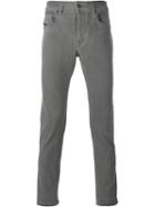 Diesel Black Gold Stretch Slim-fit Jeans, Men's, Size: 32, Grey, Cotton/spandex/elastane