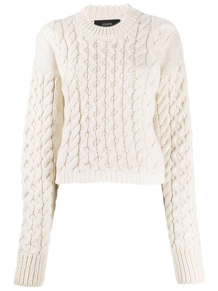 Joseph Cable Knit Jumper - Neutrals