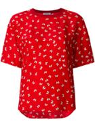 P.a.r.o.s.h. Butterfly Print T-shirt - Red
