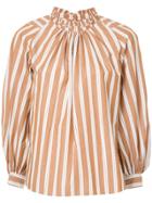 Ne Quittez Pas Striped Shirt - Brown