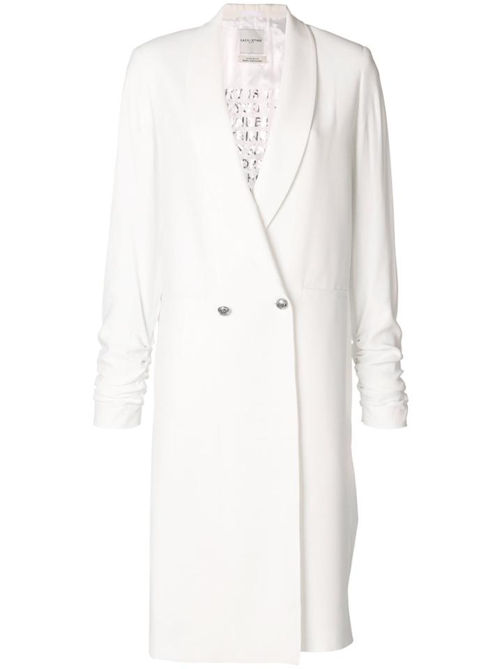 Each X Other Double-breasted Coat - White