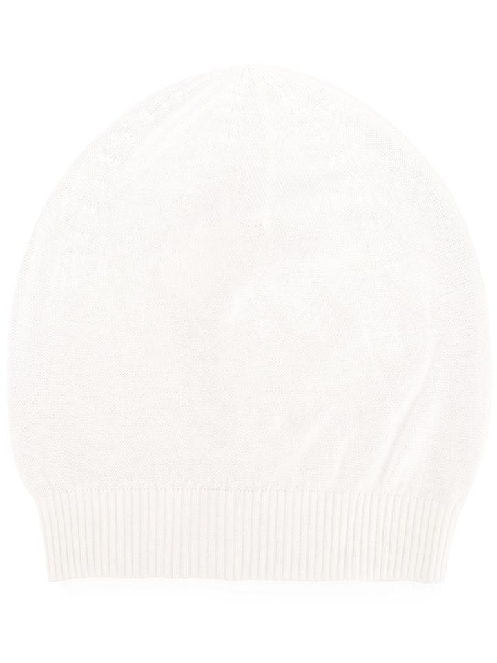 Rick Owens - Beanie Hat - Men - Cotton - One Size, White, Cotton
