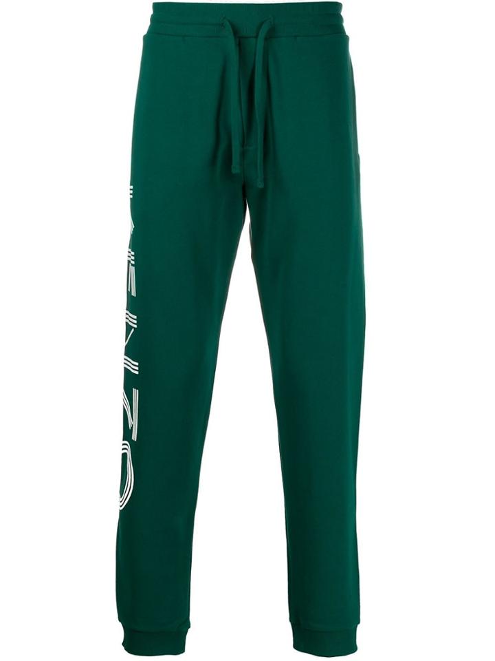 Kenzo Paris Logo Track Trousers - Green