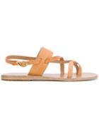 Ancient Greek Sandals Alethea Flat Sandals - Neutrals