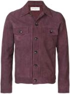 Officine Generale Fitted Denim Jacket - Purple