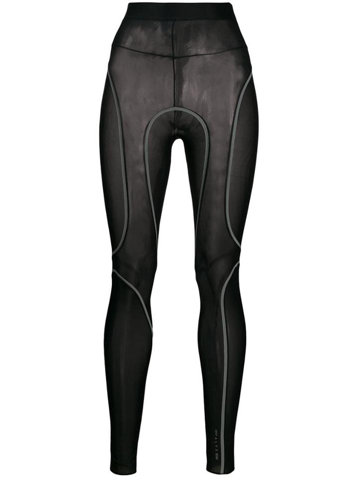 1017 Alyx 9sm Sheer Performance Leggings - Black