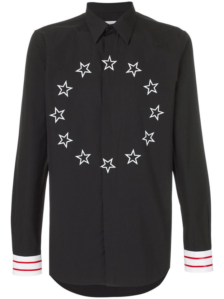 Givenchy Star Print Shirt - Black