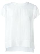 Dkny Pure Loose Fit T-shirt, Women's, Size: S, White, Silk/cotton