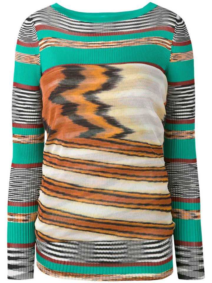 Missoni - Striped Jumper - Women - Cotton/rayon - S, Cotton/rayon