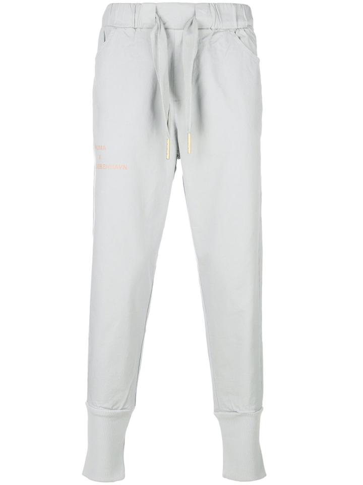 Puma High Waisted Track Pants - Grey
