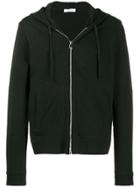 Versace Collection Logo Zipped Hoodie - Black