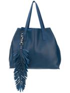 P.a.r.o.s.h. Coral Shopper Tote - Blue