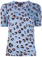 Escada Leopard Print Shirt - Blue