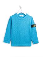 Stone Island Kids Crew Neck Jumper, Boy's, Size: 8 Yrs, Blue