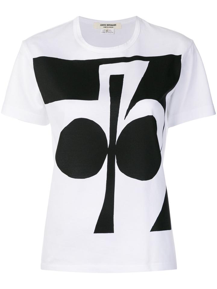 Junya Watanabe Printed T-shirt - White