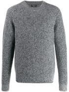 N.peal 007 Chunky Marl Sweater - Grey