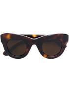 Sun Buddies Uma Tortoiseshell Sunglasses - Brown