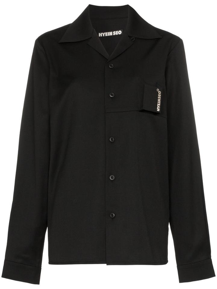 Hyein Seo Smoker's Wool Shirt - Black