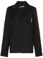 Hyein Seo Smoker's Wool Shirt - Black