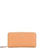 Tory Burch Logo Plaque Wallet - Brown