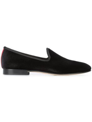 Del Toro Shoes Classic Plain Slippers - Black