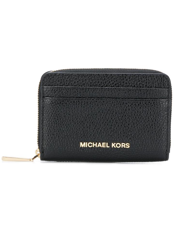 Michael Michael Kors Jet Set Zip-around Wallet - Black