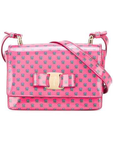 Salvatore Ferragamo Kids Owl Print Shoulder Bag, Girl's, Pink/purple