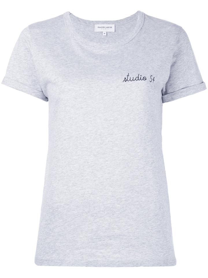 Maison Labiche Studio 54 T-shirt, Women's, Size: Medium, Grey, Cotton