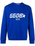 Golden Goose Embroidered Logo Sweatshirt - Blue