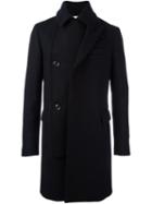 Sacai Double Layer Coat, Men's, Size: 3, Blue, Wool