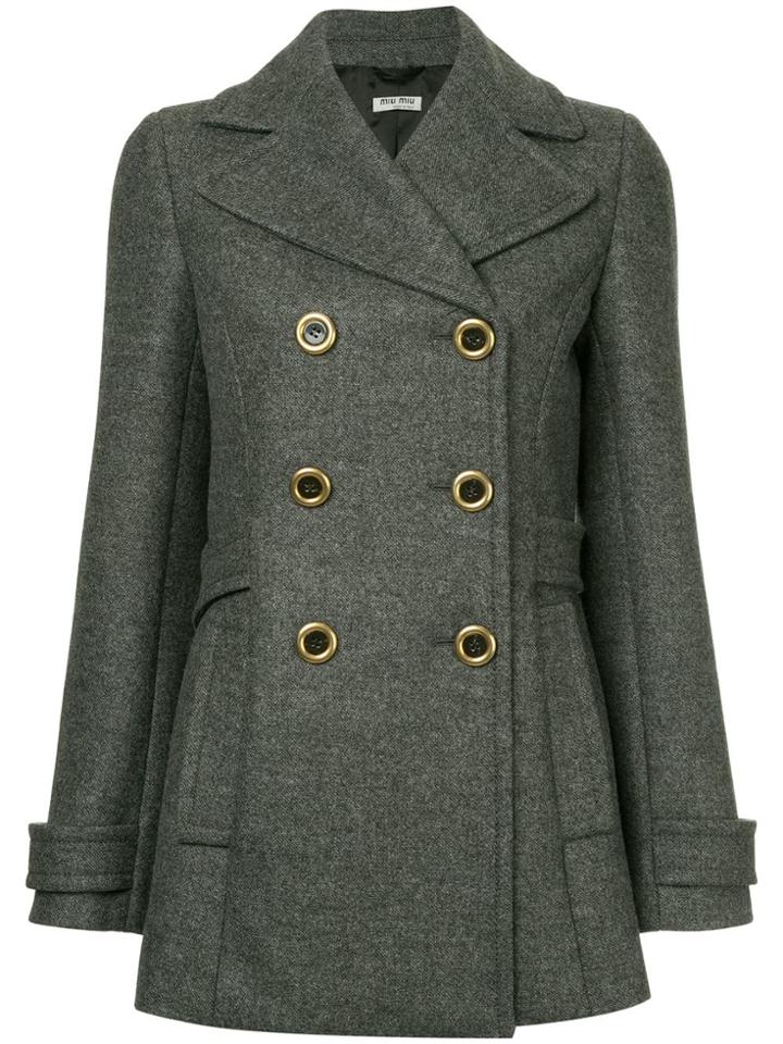 Miu Miu Military Jacket - Grey