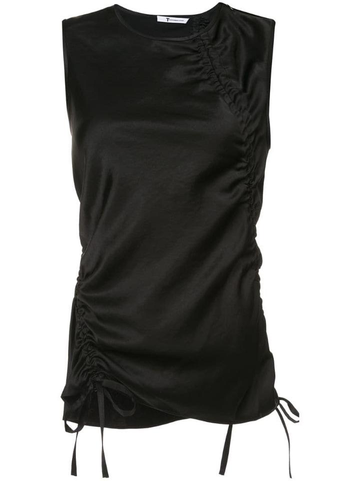 T By Alexander Wang Drawstring Tank Top - Black