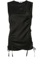 T By Alexander Wang Drawstring Tank Top - Black