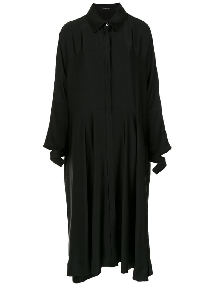 Gloria Coelho Loose Shirt Dress - Black