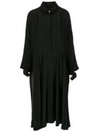 Gloria Coelho Loose Shirt Dress - Black