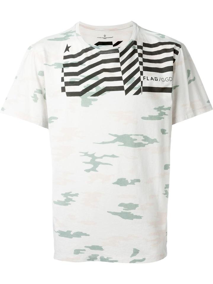 Golden Goose Deluxe Brand Camouflage Print T-shirt