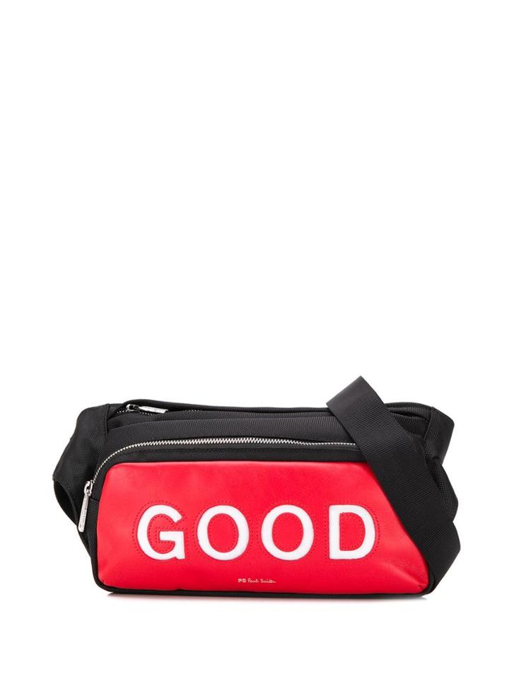 Ps Paul Smith Slogan Belt Bag - Black