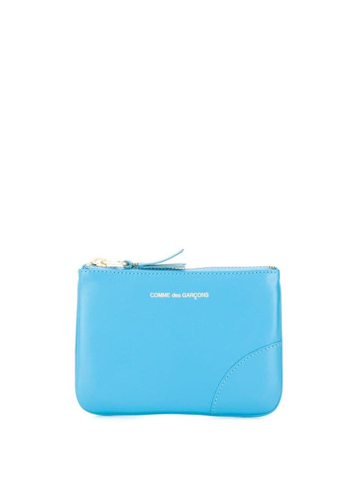 Comme Des Garçons Wallet Colour Pop Zipped Wallet - Blue
