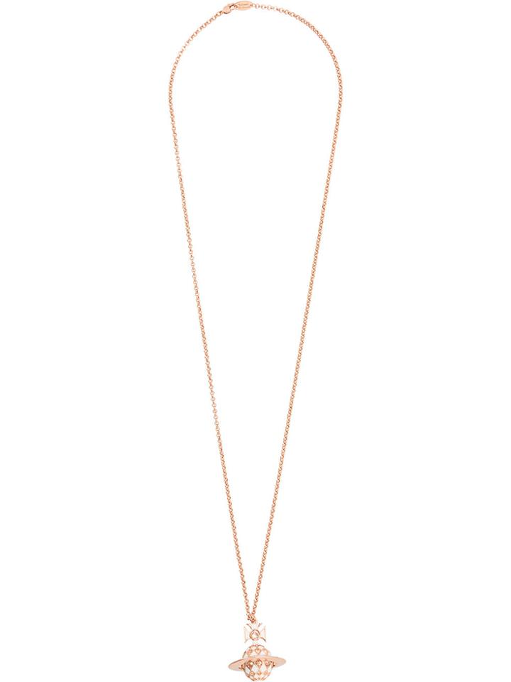 Vivienne Westwood Harlequin Orb Pendant Necklace - Metallic