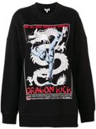 Kenzo Dragon Printed Knitted Top - Black
