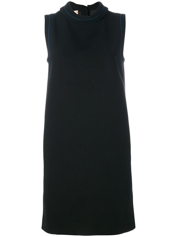 Marni Contrast Seam Dress - Black