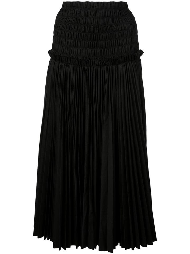 Khaite High Waisted Skirt - Black